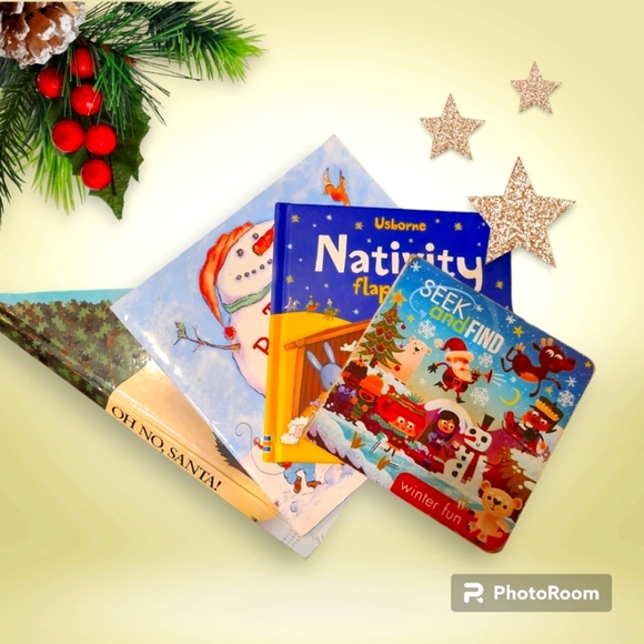 Christmas Book Bundle 4 Kids Books - Picture 1 of 6